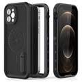Capa Magnética à Prova de Água Extreme IP68 para iPhone 12 Pro - Preta