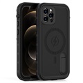 Capa Magnética à Prova de Água Extreme IP68 para iPhone 12 Pro - Preta