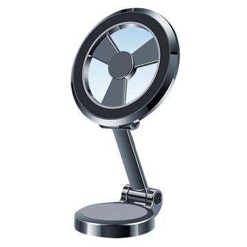 F92 Compatível com o suporte para telemóvel MagSafe para automóvel Suporte adesivo com rotação de 360 graus - Preto