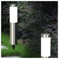 Lâmpada de Jardim LED Solar Resistente à Àgua - 56.5cm - Prateado
