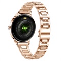 Smartwatch Feminino com Cardiofrequencímetro AK38 - Dourado