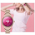 Smartwatch Feminino com Cardiofrequencímetro AK38 - Dourado