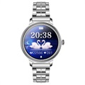 Smartwatch Feminino com Cardiofrequencímetro AK38 - Prateado