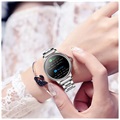 Smartwatch Feminino com Cardiofrequencímetro AK38 - Prateado