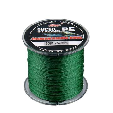 Linha de Pesca Nylon Monofilamento 300m - 0.8#: 0.14mm/15LB/6.8kg - Verde