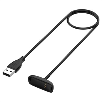 Cabo de Carregamento USB para Fitbit Inspire 2/Ace 3 - 1m - Preto