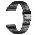 Bracelete em Aço Inoxidável para Fitbit Versa 3/Sense - Preto
