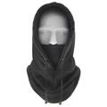 Balaclava de lã / Balaclava para inverno e Esqui - Preto
