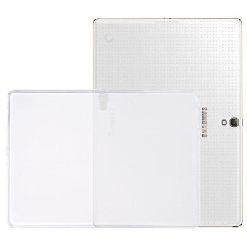 Capa de TPU Flexível e Fosco para Samsung Galaxy Tab S 10.5 - Geada Branca