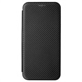 Bolsa Flip para OnePlus 10 Pro - Fibra de Carbonoe - Preta