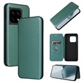Bolsa Flip para OnePlus 10 Pro - Fibra de Carbonoe - Verde