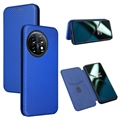 Bolsa Flip para OnePlus 11 - Fibra de Carbono - Azul