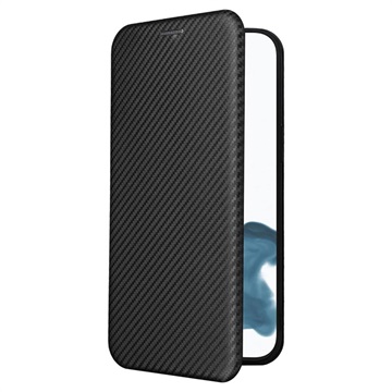 Bolsa Flip para iPhone 14 Pro - Fibra de Carbono
