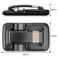 Suporte Dobrável de Gravidade para Smartphone/Tablet - Preto