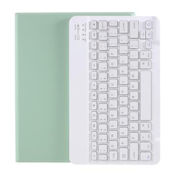 Estojo com Teclado Bluetooth para iPad Air 2024/2022/2020 com Compartimento para Caneta - Luz Verde
