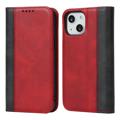 Bolsa Tipo Carteira Elegance para iPhone 14 - Vermelho / Preto