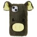 Capa Híbrida Fluffy Plush para iPhone 14 Plus