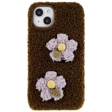 Capa de TPU Série Fluffy Flower para iPhone 14 Plus