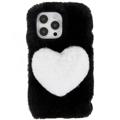 Capa de TPU Plush Heart para iPhone 14 Pro