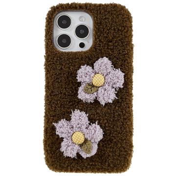 Capa de TPU Série Fluffy Flower para iPhone 14 Pro Max