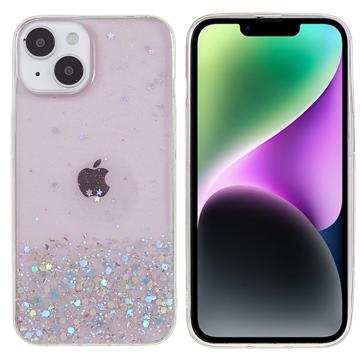 Capa de TPU Starry Sky Sparkle para iPhone 14
