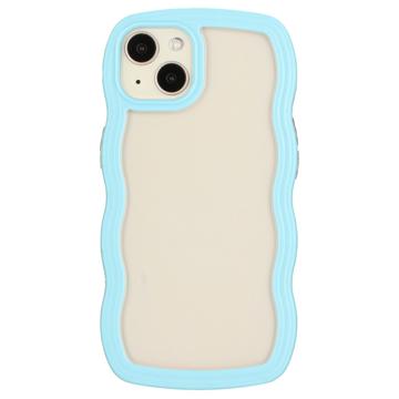 Capa Híbrida Wavy Edge para iPhone 14 - Azul