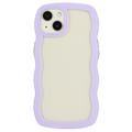 Capa Híbrida Wavy Edge para iPhone 14 - Púrpura