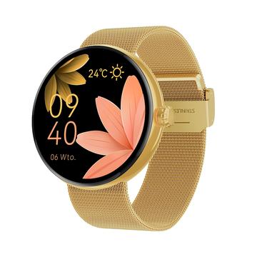 Forever Forevive 5 SB-365 Fashion Smartwatch for Women - Bracelete em rede - Dourado