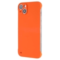 Capa de Plástico Sem Moldura para iPhone 14 - Cor-de-Laranja