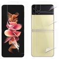 Conjunto Completo de Proteção em TPU para Samsung Galaxy Z Flip3 5G - Transparente