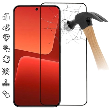 Película Protectora de Vidro Temperado para Asus ROG Phone 8/8 Pro - Borda Preta