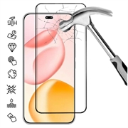 Honor 400 Pro Protetor de ecrã de vidro temperado Cobertura total - 9H - Bordo preto