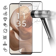 Película Protectora de Vidro Temperado para Motorola Edge 50 - Borda Preta