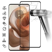 Película Protectora de Vidro Temperado para Motorola Edge 50 Ultra/Moto X50 Ultra - Borda Preta