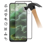 Película Protectora de Vidro Temperado para Motorola Moto G35 - Borda Preta
