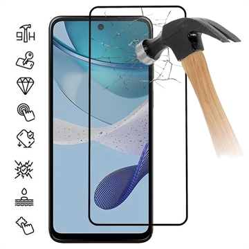 Película Protectora de Vidro Temperado para Motorola Moto G53 - Borda Preta