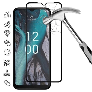 Película Protectora de Vidro Temperado para Nokia C22 - Borda Preta