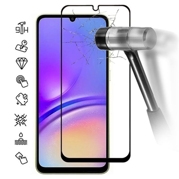 Película Protectora de Vidro Temperado para Samsung Galaxy A05 - Borda Preta