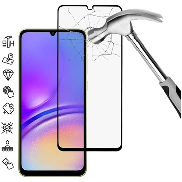 Película Protectora de Vidro Temperado para Samsung Galaxy A06 - Borda Preta