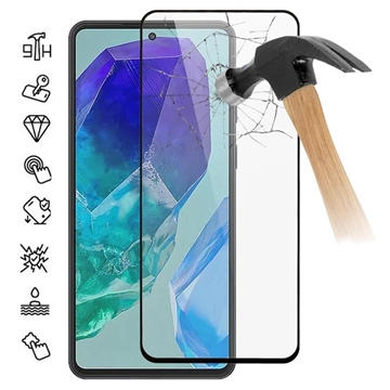 Película Protectora de Vidro Temperado para Samsung Galaxy M55 - Borda Preta