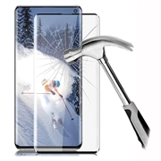 Protector de Ecrã de Vidro Temperado Full Cover para Samsung Galaxy S10 (Embalagem aberta - Excelente) - Borda Preta