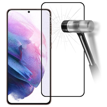 Protector de Ecrã de Vidro Temperado para Samsung Galaxy S21 5G Full Cover - Preto
