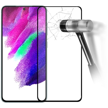 Película Protectora de Vidro Temperado para Samsung Galaxy S22 5G/S23 5G - Borda Preta