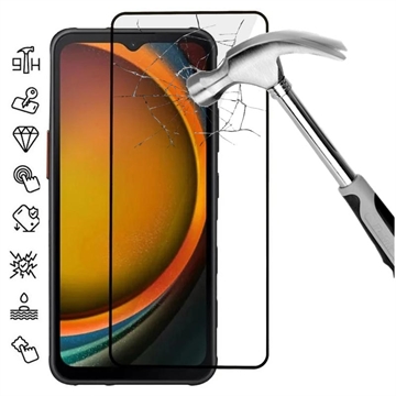 Película Protectora de Vidro Temperado para Samsung Galaxy Xcover7 - Borda Preta