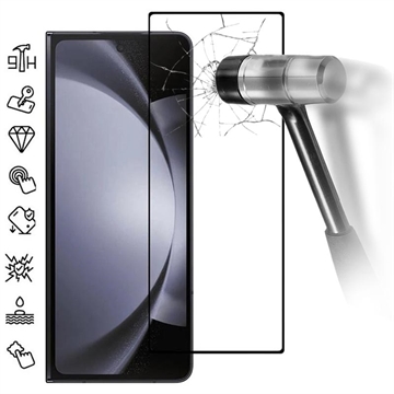 Película Protectora de Vidro Temperado para Samsung Galaxy Z Fold6 - Borda Preta