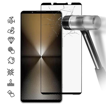 Película Protectora de Vidro Temperado para Sony Xperia 1 VI - Borda Preta