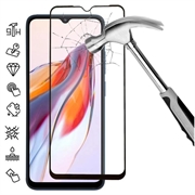 Película Protectora de Vidro Temperado para Xiaomi Redmi 12C - Borda Preta