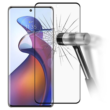 Película Protectora de Vidro Temperado para Motorola Edge 30 Fusion - Borda Preta