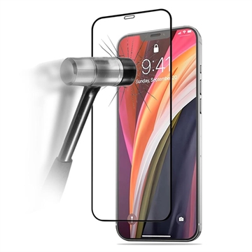 Protector de Ecrã de Vidro Temperado Full Cover para iPhone 12 Mini - Borda Preta