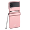 Capa Híbrida GKK com Caneta Stylus para Samsung Galaxy Z Flip3 5G - Cor-de-Rosa
